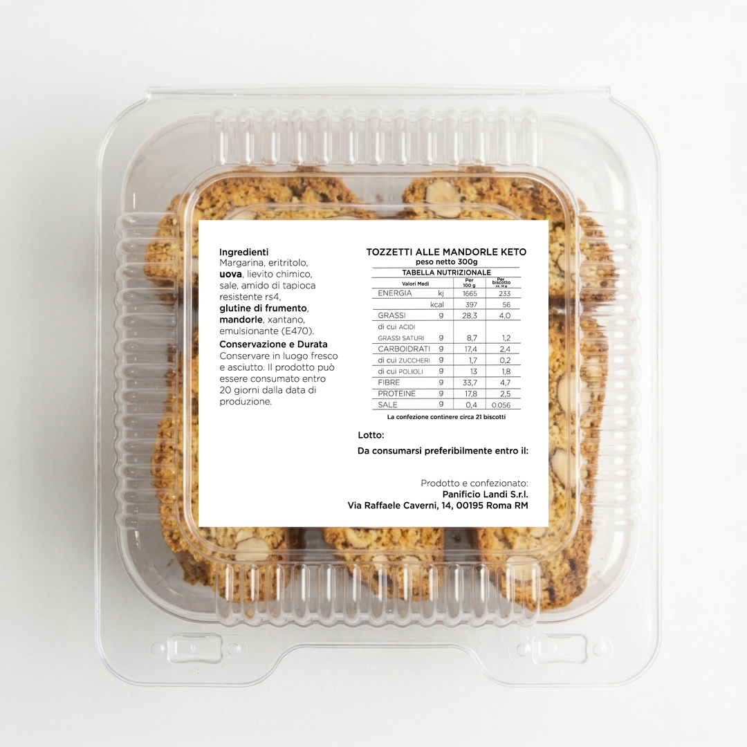 Tozzetti alle mandorle keto (300g) - immagine 6